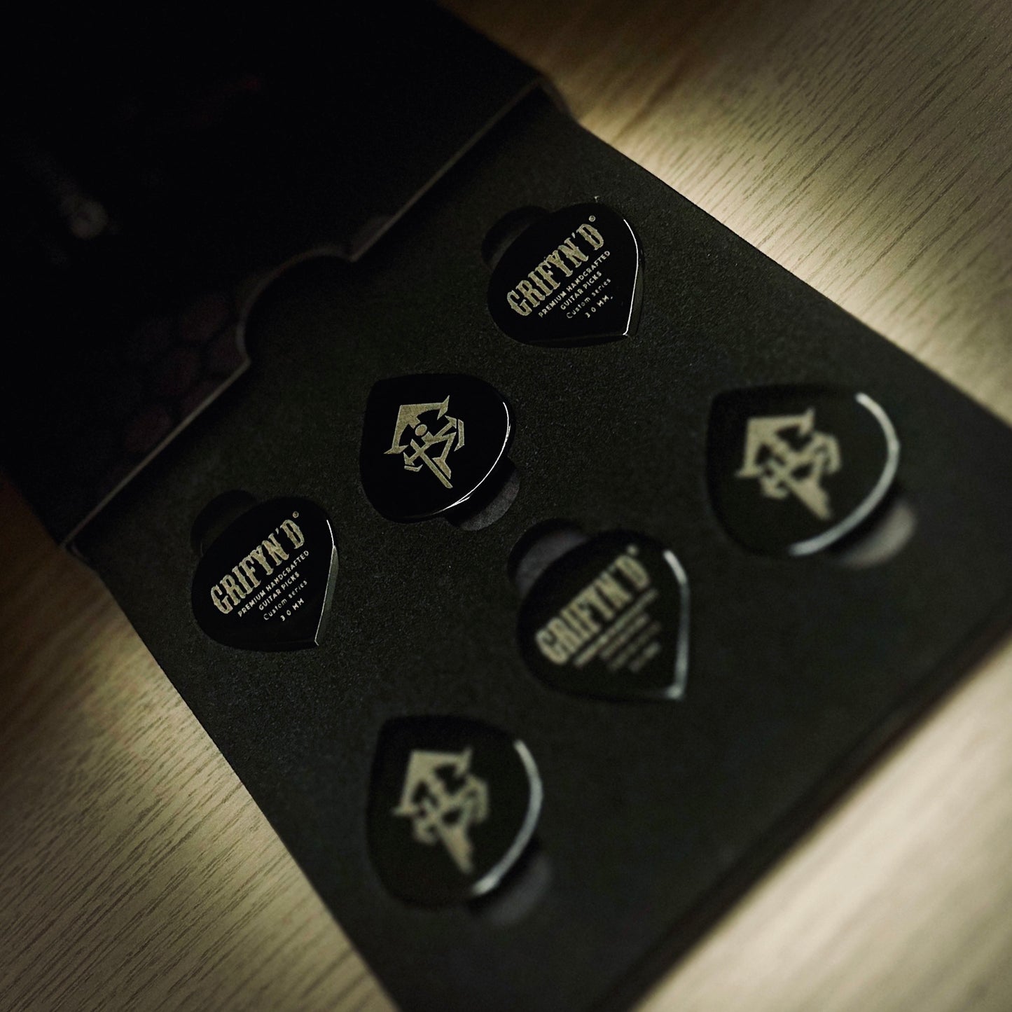 Grifyn'd Premium Handcrafted Guitar Picks (Custom series)